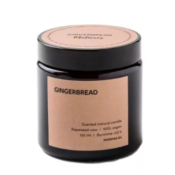 Lumânare naturală Gingerbread (120ml), Mulieres