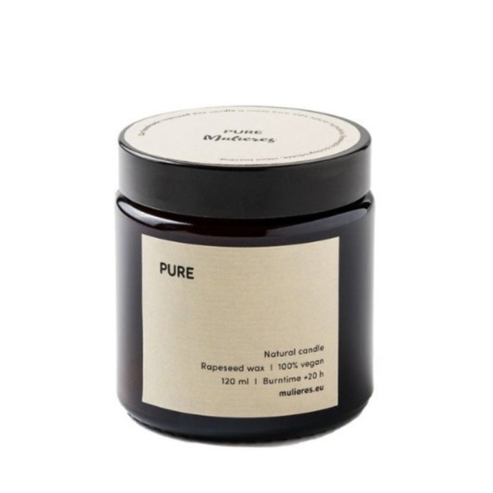 Lumanare naturală fără miros (120ml), Mulieres