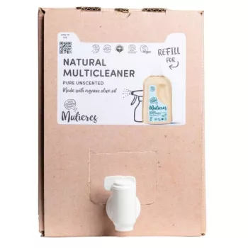 Detergent concentrat multi cleaner cu 99% ingrediente naturale fără parfum (15L), Mulieres  Detergent concentrat multi cleaner cu 99% ingrediente naturale fără parfum (15L), Mulieres