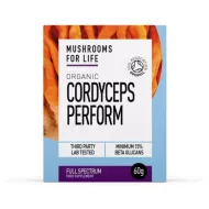 Organic Cordyceps Perform 1000 mg Full Spectrum Powder (60 grame), MushroomsForLife Organic Cordyceps Perform 1000 mg Full Spectrum Powder (60 grame), MushroomsForLife