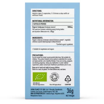 Organic Cordyceps Perform 1000 mg Full Spectrum (60 capsule), MushroomsForLife Organic Cordyceps Perform 1000 mg Full Spectrum (60 capsule), MushroomsForLife