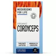 Organic Cordyceps 800 mg Pure Grade Extract (60 capsule), MushroomsForLife Organic Cordyceps 800 mg Pure Grade Extract (60 capsule), MushroomsForLife