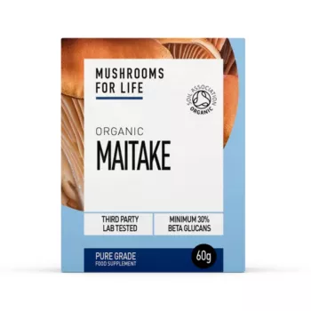 Organic Maitake 1000 mg Pure Grade Extract Powder (60 grame), MushroomsForLife Organic Maitake 1000 mg Pure Grade Extract Powder (60 grame), MushroomsForLife