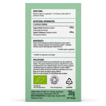 Organic Myco O2 Reishi si Cordyceps 800 mg Pure Grade Extracts (60 capsule), MushroomsForLife Organic Myco O2 Reishi si Cordyceps 800 mg Pure Grade Extracts (60 capsule), MushroomsForLife