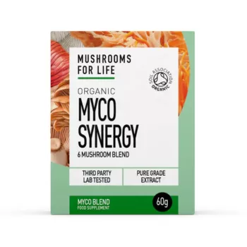Organic Myco Synergy 6 ciuperci 1000 mg Pure Grade Extracts Powder (60 grame), MushroomsForLife Organic Myco Synergy 6 ciuperci 1000 mg Pure Grade Extracts Powder (60 grame), MushroomsForLife