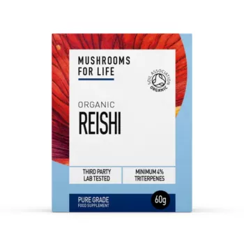 Organic Reishi 1000 mg Pure Grade Extract Powder (60 grame), MushroomsForLife