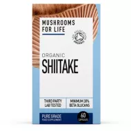 Organic Shiitake Mushroom 800 mg Pure Grade Extract (60 capsule), MushroomsForLife