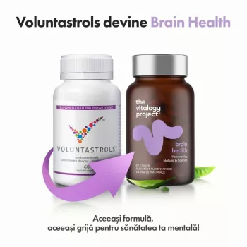 Brain Health (Voluntastrols®) Detoxifiere cerebrala si neuroprotecție (60 capsule), Naturally Pure Products