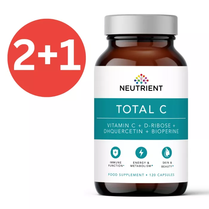 2+1 Total C Formulă avansată cu 5 tipuri de vitamina C (120 capsule), Neutrient 2+1 Total C Formulă avansată cu 5 tipuri de vitamina C (120 capsule), Neutrient