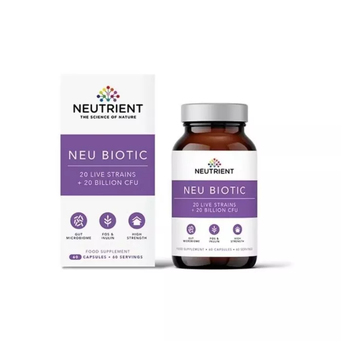 Neu Biotic Multi Strain Probiotic 20 miliarde (60 capsule), Neutrient