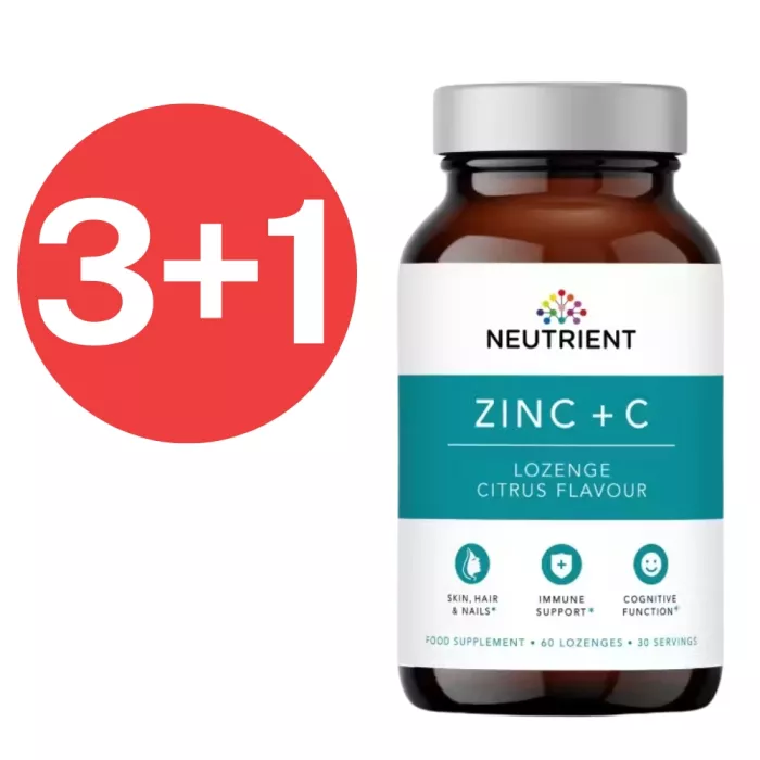 3+1 Zinc + Vitamina C (60 comprimate masticabile), Neutrient 3+1 Zinc + Vitamina C (60 comprimate masticabile), Neutrient