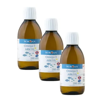 Pachet 3x Omega 3 Arktis Ulei (200 ml), Norsan