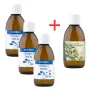 Pachet 3x Omega 3 Total Ulei (200 ml), Norsan + Ulei de masline (200 ml)