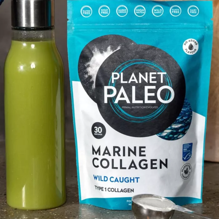 Colagen hidrolizat marin peptide tip 1 225 grame (30 portii), Planet Paleo