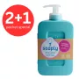 2+1 Sapun ecologic lichid pentru maini cu 100% ingrediente naturale, Lavanda si Tonka (300ml), Soaply