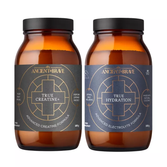Pachet True Creatine+ (180g) + True Hydration (180g), Ancient and Brave Pachet True Creatine+ (180g) + True Hydration (180g), Ancient and Brave