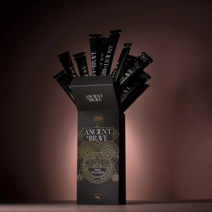True Collagen powder 15 x 5 gr (15 plicuri), Ancient and Brave