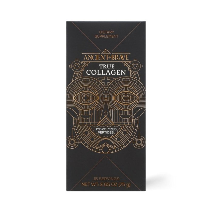 True Collagen powder 15 x 5 gr (15 plicuri),  Ancient and Brave