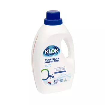 KLOK Detergent lichid pentru rufe albe 0% parfum, 0% coloranti, 1,485L (27 spalari)