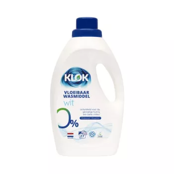 KLOK Detergent lichid pentru rufe albe 0% parfum, 0% coloranti, 1,485L (27 spalari)