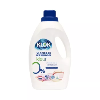 KLOK Detergent lichid pentru rufe colorate 0% parfum, 0% coloranti, 1,485L (27 spalari)