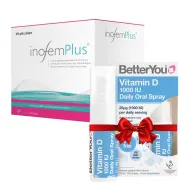 Pachet Inofem Plus (30 pliculeţe) + D1000 Vitamin D Oral Spray (15 ml)