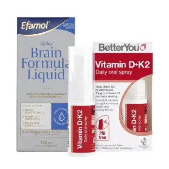 Pachet economic Brain Formula cu DHA + Vitamina D3+K2 Spray Oral