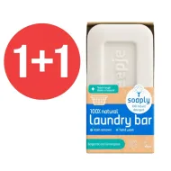 1+1 Sapun ecologic pentru rufe cu 100% ingrediente naturale, Bergamot and Lemongrass (120 gr), Soaply