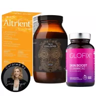 DOER Protocol Skin ( 1x Altrient C, 1x True collagen powder, 1x Glofix Skin Booster)