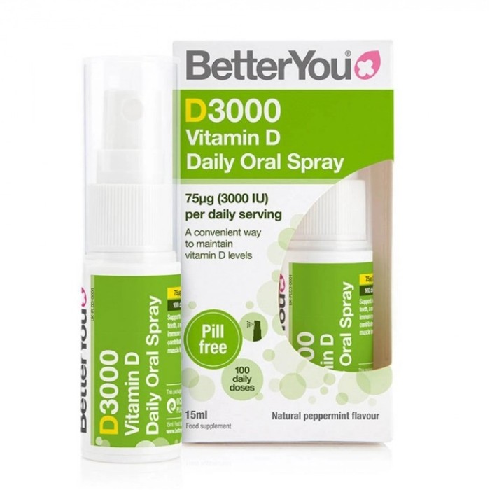 D3000 Vitamin D Oral Spray (15 ml), BetterYou D3000 Vitamin D Oral Spray (15 ml), BetterYou