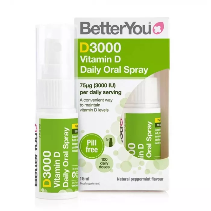 D3000 Vitamin D Oral Spray (15 ml), BetterYou D3000 Vitamin D Oral Spray (15 ml), BetterYou