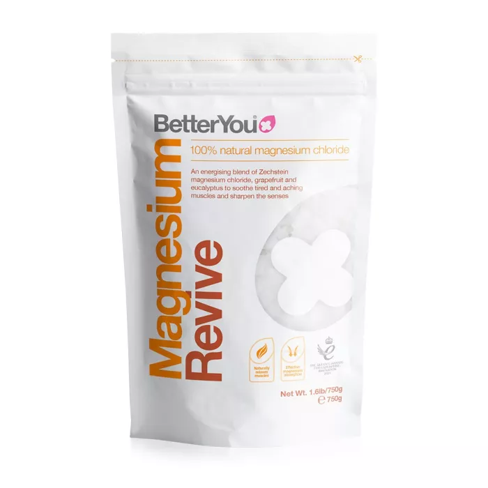 Fulgi de baie cu magneziu pentru revigorare (750 grame), BetterYou Fulgi de baie cu magneziu pentru revigorare (750 grame), BetterYou