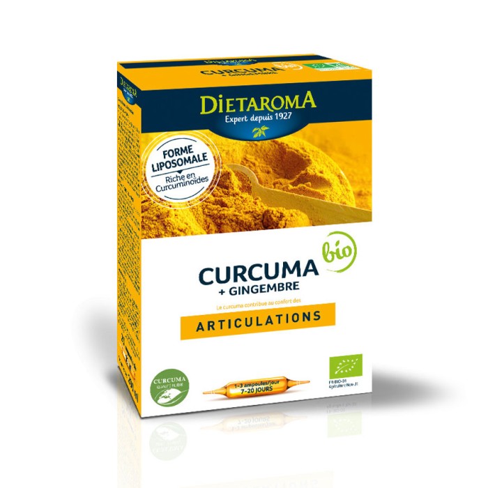 Curcuma (20 fiole x 10 ml), Dietaroma