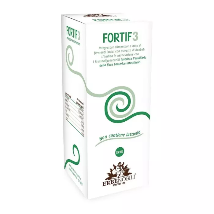 FORTIF 3 – Probiotice + Prebiotice pentru copii 3+ ani (30 capsule), Erbenobili