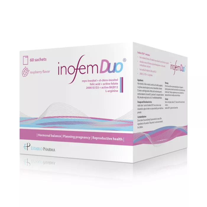 Inofem Duo (60 pliculeţe), Establo Pharma Inofem Duo (60 pliculeţe), Establo Pharma
