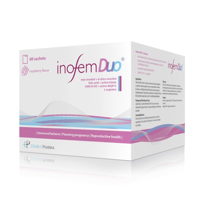Inofem Duo (60 pliculeţe), Establo Pharma Inofem Duo (60 pliculeţe), Establo Pharma