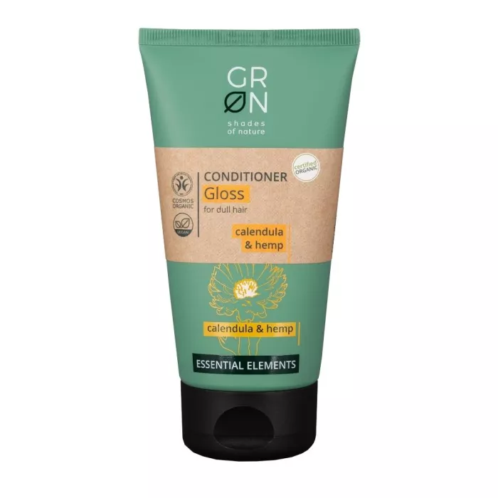 Balsam pentru stralucire Bio Organic Essential Elements cu canepa si galbenele (150ml), GRN Shades of Nature