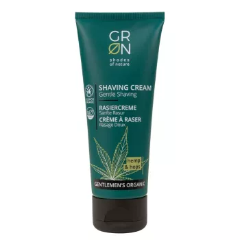 Crema de ras Bio Organica Gentlemens cu canepa si hamei (75ml), GRN Shades of Nature