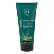 3 in 1 gel de dus Bio Organic Gentlemens cu canepa si hamei (200ml), GRN Shades of Nature
