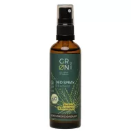 Deo spray energizant Bio Organic Gentlemens cu canepa si hamei (75ml), GRN Shades of Nature