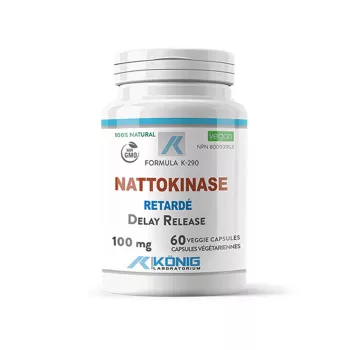 Nattokinaza (Nattokinase) 100 mg (60 capsule), Konig Laboratorium Nattokinaza (Nattokinase) 100 mg (60 capsule), Konig Laboratorium