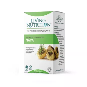 Organic Fermented Maca 600 mg Full Spectrum (60 capsule), Living Nutrition