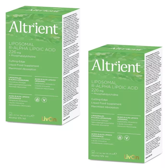 Duo Pack Altrient Acid Alfa Lipoic (30 pliculete), LivOn Labs Duo Pack Altrient Acid Alfa Lipoic (30 pliculete), LivOn Labs