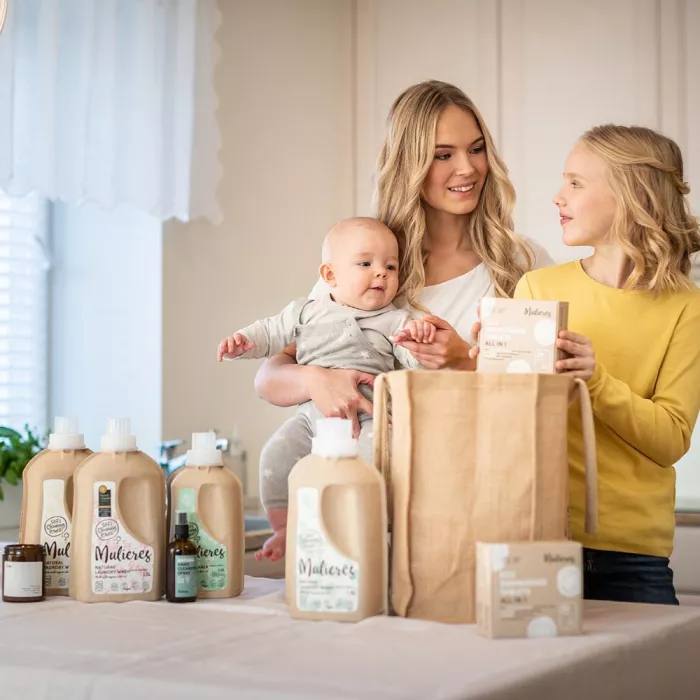 Tablete ecologice pentru masina de spalat vase 8.8 kg (aprox 550 bucati), Mulieres