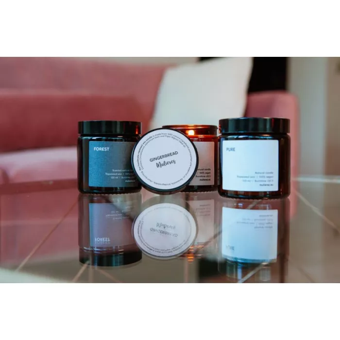 Lumânare naturală Nordic Forest (120ml), Mulieres