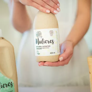 Oțet pentru curățare cu parfum natural de citrice (450ml), Mulieres