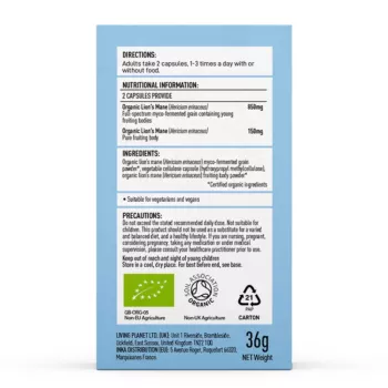 Coama Leului Full Spectrum 1000mg (60 capsule)