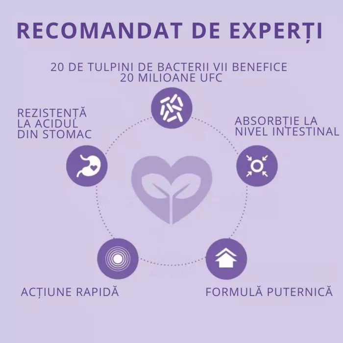 Neu Biotic Multi Strain Probiotic 20 miliarde (60 capsule), Neutrient