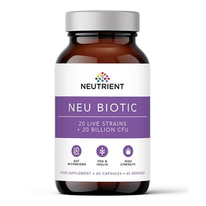Neu Biotic Multi Strain Probiotic 20 miliarde (60 capsule), Neutrient Neu Biotic Multi Strain Probiotic 20 miliarde (60 capsule), Neutrient