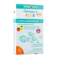 Omega 3 FISK Jeleuri (45 bucati), Norsan